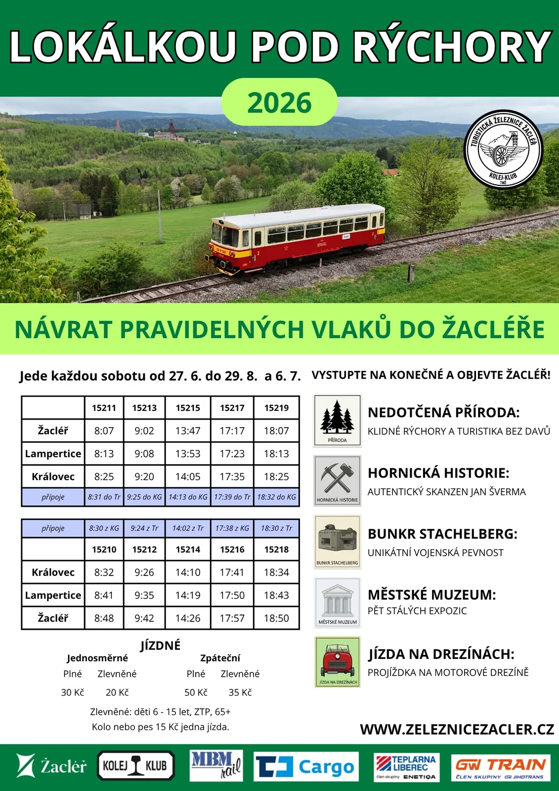 Plakát: Lokálkou pod Rýchory