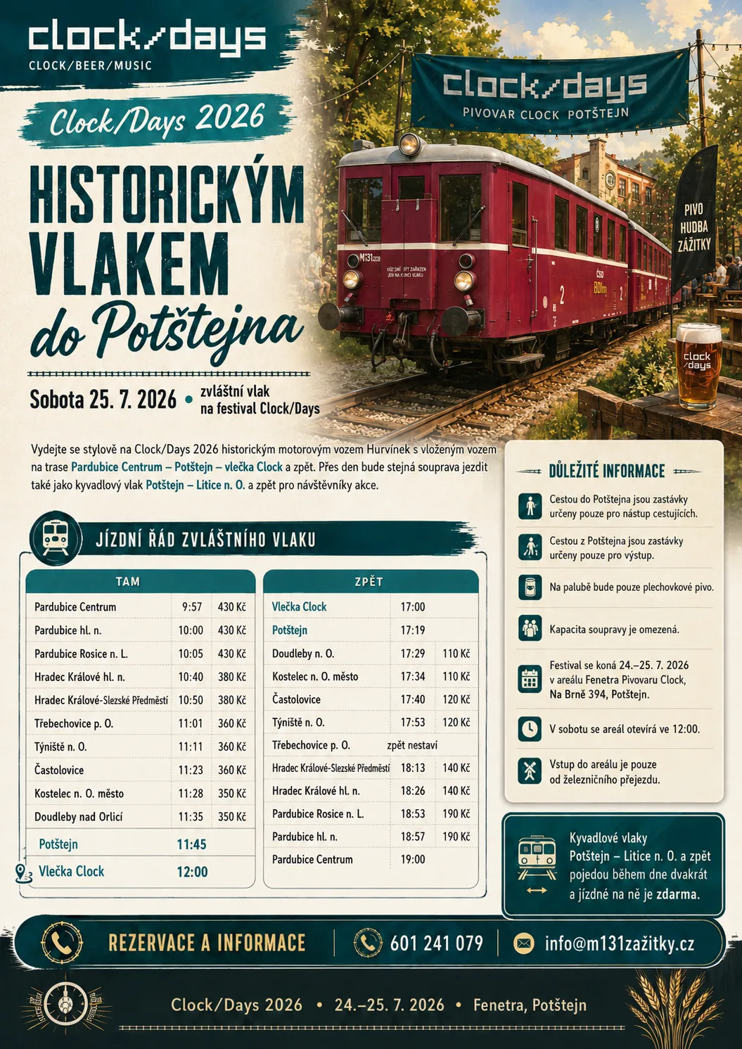 Plakát: Clock/Days 2026